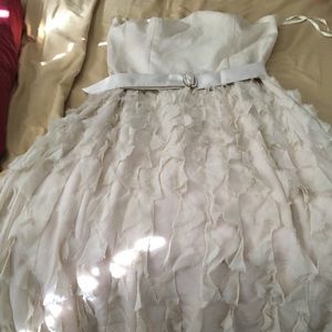 white market cocktail dress size 8